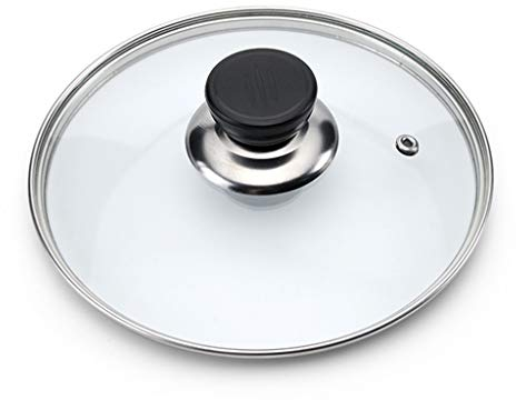 Lock,Glaslock, Grytlock,Pannlock i härdat glas Pannlock Stekpanna Ångkokarlock Hushållstransparent Pannlock Universal Ersättningsgrytlock