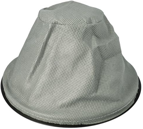 vhbw filtro a sacco sostituisce Einhell 25.513.15 per aspiratore per camino, aspiracenere - Filtro di ricambio, lavabile, nero/grigio