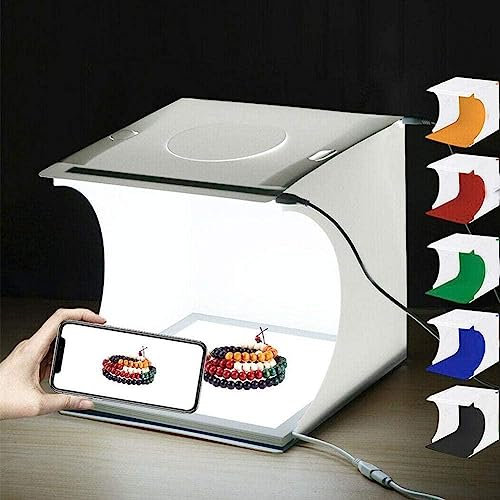 Island Photo Studio Photography Light Box 6 Colors Adjustable Lighting Backdrop Set Room