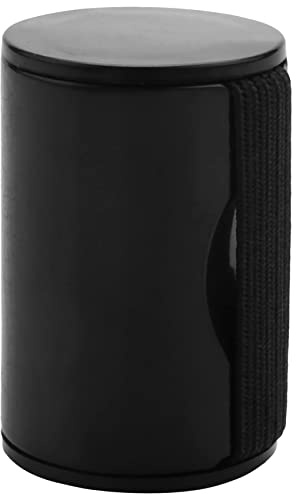 Yheonver Guitare ukulélé Shaker Rythme Anneau Maraca Cabasa Usure Doigt Ukulélé Accessoires Noir