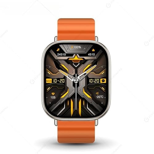 S9 Ultra 2 4G GPS WIFI Android Smart Watch con cámara giratoria de 8.0 MP 5.6 cm Amoled Sceen 32GB ROM Smartwatch DW99 PK DW98 HK9 (naranja plateado, 2+16GB)