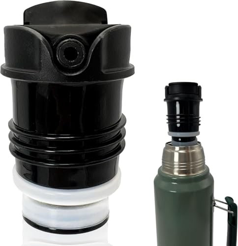 Stanley Thermos Replacement Thermal Cap, Bottle Tops for Thermos, Primer Cap for Stanley Classic Insulated Bottle (Fits 16oz, 750ml, 1L, 1.4L, 1.9L) Primer Spout with High Precision Flow