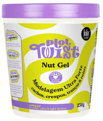 Lola Cosmetics - Plot Twist Nut Gel - Unisex - 230g - Gel Nutritivo Para Rizos Con Definición Duradera, Hidratación Ligera, Control Del Frizz, Suavidad Y Brillo Natural Con Fórmula Vegana