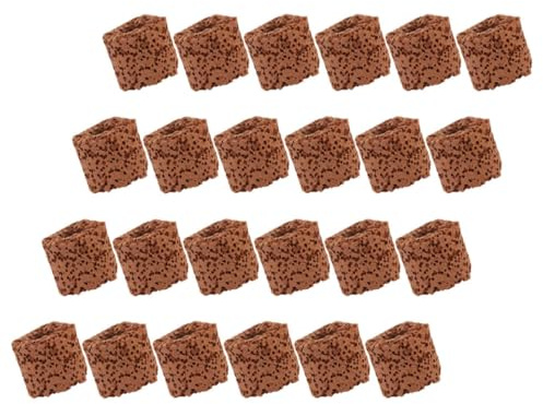 NUOBESTY Lot de 24 Anneaux de Fixation pour Plantes Aquatiques Poids pour Pot de Plante d'Aquarium Support Stable pour Plantation et Décor D’Aquarium Adapté aux Petits Aquariums