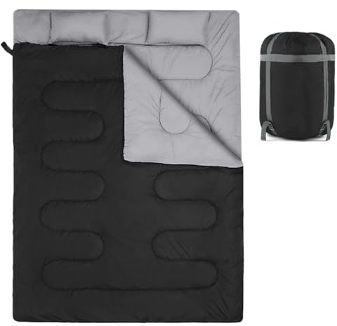 Couchage Adulte 2 Personnes | Pour 2 Personnes | Couverture Sac Équipement Chaud Froid Hiver Voyage Randonnée Extérieur Homme Femme