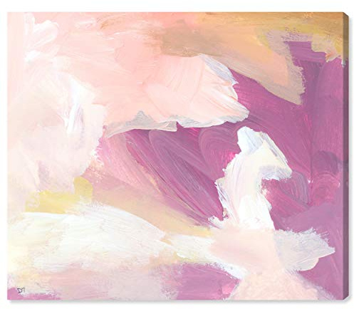 The Oliver Gal Artist Co. Abstract Wall Art Canvas Prints 'Cotton Candy Sunset' Home Décor, 24 x 20, Purple, Pink