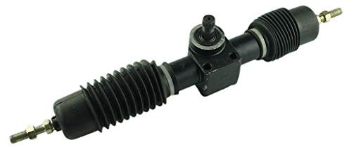 Almencla Lenkgetriebe-Kraft-Zahnstange Lenkgetriebe für -Golf Go Kart Buggy Kart ATV UTV Motorrad, Schraubengröße: M10 x 35 mm
