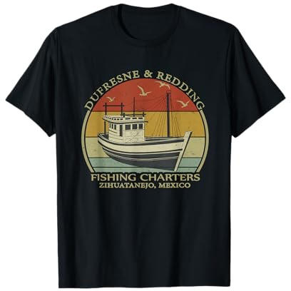 Dufresne And Redding - Barco de pesca vintage Camiseta