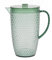 Cambridge Fete 2L Plastic Jug – Cocktail/Sangria Pitcher with Lid & Vented Spout, for Picnics, Camping, BBQ, Party, Outdoor/Indoor, Hot Tubs/Pools, Green Diamond Effect BPA-Free Plastic, Punch, Juice