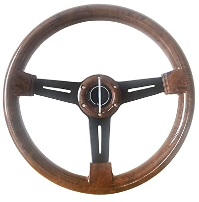KYGFG ND20S-0718100 Racing Lenkrad 14 Zoll 350mm Holz/Massivholz Farbe Sportlenkrad Universal