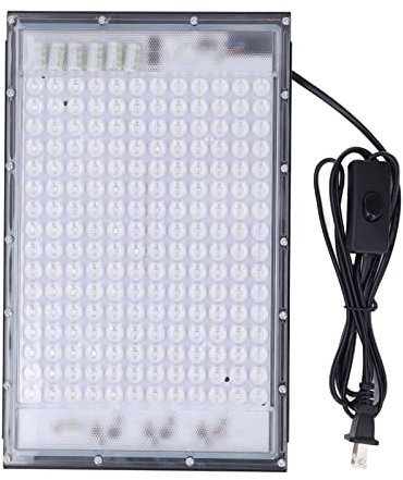 Lampada Abbronzante 100W 192 Led 460Nm Autoabbronzante per Il Corpo e il Viso Portatile Blu Completa Solare Luce D'abbronzatura Facciale Pelle Self (Spina UE)