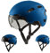 GOOFF Pilot S-Pedelec Helm - Schutz für schnelle E-Bike Fahrten – Fahrradhelm mit Visier und Licht – NTA 8776-zertifizierter ZweiratHelm für Damen und Herren (Blau, M)