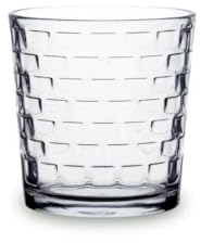 Quid Square Set 6 Vasos Bajos Vidrio 26cl Sodo Apto Frigorífico No Apto Microondas Ecológico