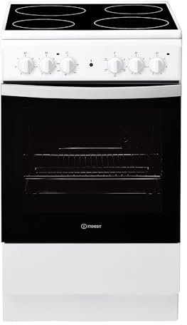 Indesit Freestanding IS5V4KHW 50cm Electric Cooker A Rated - White