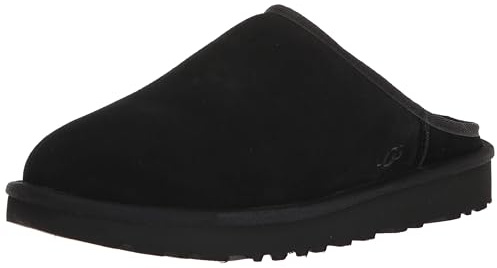 UGG Herren Klassische Slipper zum Reinschlüpfen, schwarz, 43 EU
