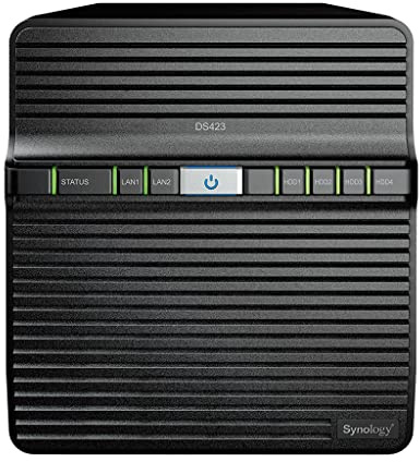 Synology DS423 48TB 4 Bay Desktop NAS Solution installed with 4 x 12TB HAT5300 Drives