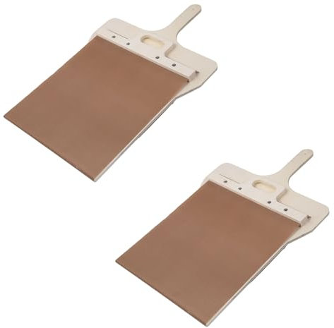 2 Pièces Pelle À Pizza Coulissante - Pala Pizza Scorrevole, Antiadhésive Qui Transfère Parfaitement A Pizza, Pelle À Pizza avec Poigné, Spatule À Pizza pour Fours Intérieurs Et Extérieurs