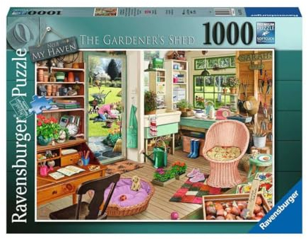 Ravensburger Puzzle My Haven No 8,Garden.Shed 1.000 Teile