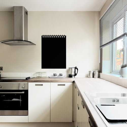 Ambiance Sticker Ardoise Tableau Noir - Stickers Muraux Adhésif Effaçable - Ardoise - H65 x L45 cm