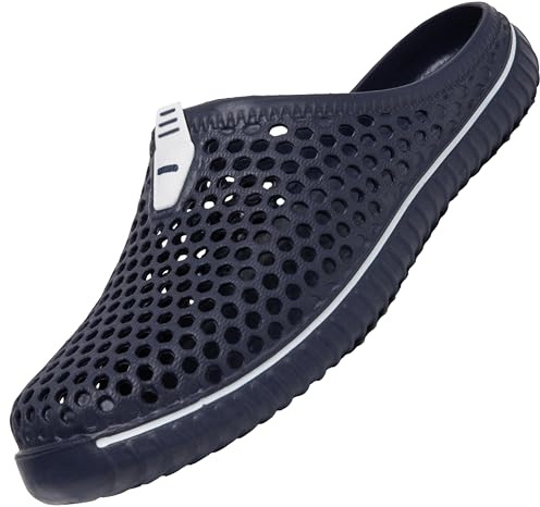 SAGUARO Unisex Zapatillas de Playa Ahueca hacia Fuera Las Jardín Sandalias Clogs Zapatos de Interior Exterior del Deslizador 41EU Marina