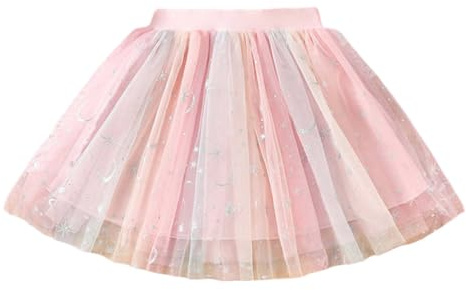 Genérico Tutu Ballet NiñA, Falda Ballet NiñA Falda De Baile para PequeñAs con Malla Degradada De Colores Tutú De Ballet