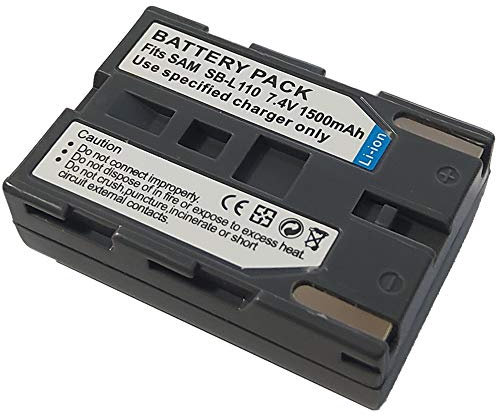 BTBAI Compatible sb-l110 Battery for SBL110 SB-L220 SB-L70 SB-L70A SB-L70R SB-LS70AB video camcorder (2x Battery+Charger AC/DC Single) k1a