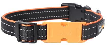 Pawfit Halsband, nylon hundhalsband med säkerhetsspänne, justerbara husdjurshalsband med mjuk neoprenstoppning och snabbutlösande spänne