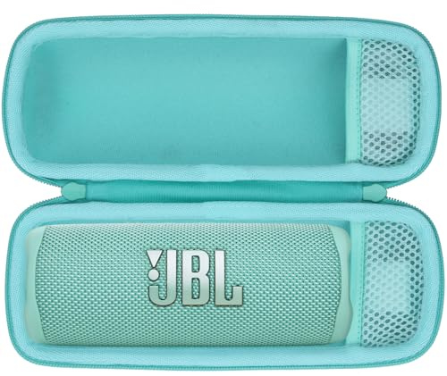 Lebakort Hart Reise Schutz Hülle Etui Tasche für JBL Flip 7 Flip 6 Flip 5 Flip 4 Bluetooth Box Wasserdichter Portabler Kabellos Lautsprecher (Minzgrün)