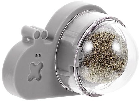 COSMEVIVI Selbstklebender Katzenminzenball rotierender Wandball Katzenspielzeug für den Innenbereich Leckspielzeug sichere essbare Leckerei