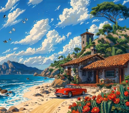 TOTBLISS 1000 piece jigsaw puzzles for adults Jigsaw Puzzles for Adults 1000Pcs Challenging Puzzle Games Premium High Resolution Landscape relaxing large floor brain teaser stress relief Gift Guide