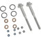 Dichtungssatz für 4 Einspritzdüsen kompatibel mit VW AUDI SIEMENS CAYA 1,6 TDI CAYC 03L130277B A2C59513554 883.670 WHT003187 Injektordichtung und Schrauben