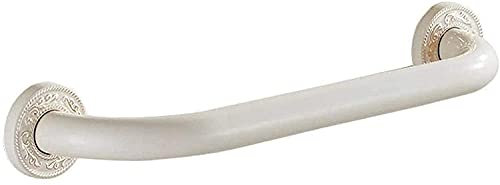 7LiuYueFei6 Barres d'appui pour Baignoire, Toilettes, Rampe de sécurité, Salle de Bain, Toilettes, Douche, poignée de Baignoire, Aide à la sécurité, accoudoir, Blanc 48 cm (Blanc 38 cm)