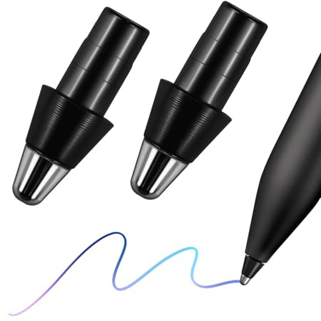 Replacement Tip Set fits for reMarkable Paper Pro Maker Input Pen, 2 Pack No Wear Out Titanium Alloy Pencil Nibs, Fine Point Design for Precise Writing, Long-Lasting (Not for rM1/2)