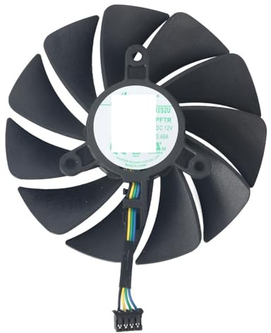 Pièce de refroidissement de l'ordinateur Ventilateur de carte vidéo for RTX 3070 Ti 3080 Ti 3080 3090 AMP Holo LHR 87MM GA92S2U Ventilateur de refroidissement de carte graphique(Fan - B)