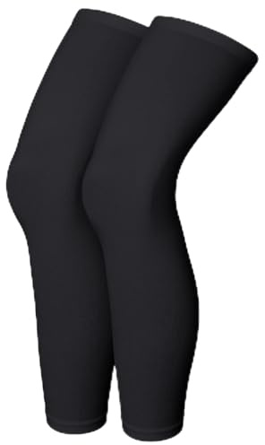 Manches de Compression de Jambes,Manchon de Jambe Pleine,Mangas de Pierna de Ciclismo Deportivo,Manchons aux Jambes Chauds,Paires Chaussettes d'Hiver Homme Femme pour Sport Course, vélo, Fitness