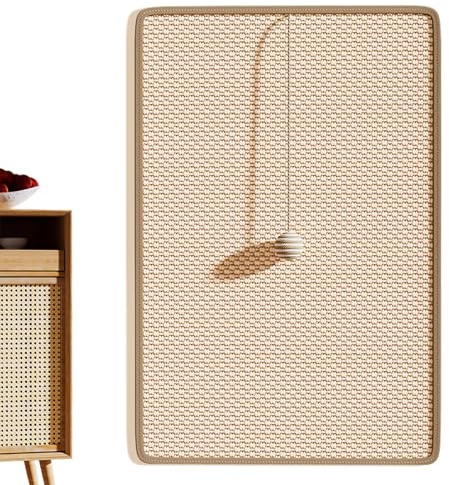 Alfombras Rascadoras para Gatos,Panel Rascador Vertical con Bolas para Muebles - Rascador Vertical De Sisal Protector Muebles para Esquina Sofá - para Pared Sofá Hogar Juego Interior