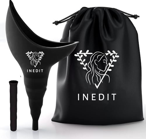 Urinella für Frauen - Tragbares Wiederverwendbarer Frauenurinal aus Silikon - Weibliche Urinflasche für Unterwegs, Outdoor, Camping, Aktivitäten