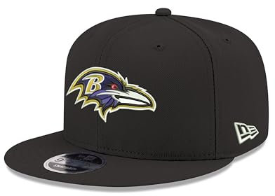 New Era Baltimore Ravens NFL Black 9Fifty Original Fit Snapback Cap - One-Size