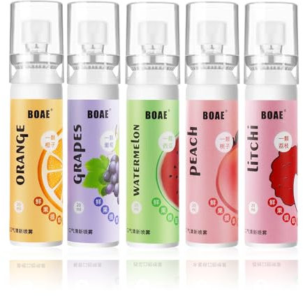 5 Pezzi Spray Alito Fresco sapore di frutta,l'Alito Spray per Bocca Rinfrescante l'Alitosi, Spray per Bocca Alito Fresco,Alito Cattivo Deodorante per Orale,Spray Orale per L'alito Cattivo