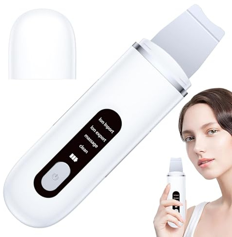 Espátula facial exfoliante de piel, raspador facial portátil, herramienta limpiadora de poros, extractor profesional de comedones, removedor de para espinillas, puntos blancos