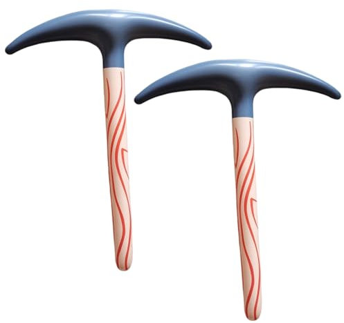 UBSIUH 2 Pieces Of Inflatable Hammers, Creative And Fun Toys, Children'S Inflatable Toys, Party Gifts, Role-Playing Props.