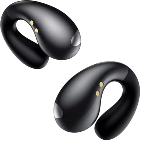 Écouteurs Bluetooth Sans Fil, Écouteurs Bluetooth 5.3 Ouverts, Casque Stéréo Sans Fil Avec Autonomie 50 Heures, Ecouteurs Ergonomiques à Clip Pour Le Sport, Étanchéité IPX7 Adaptée au Sport/Fitness