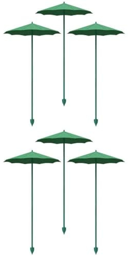 Genérico 6uds Sombrilla Plantas Exterior, Sombrillas Jardin Protección Plantas Exterior Resistentes, Proporcionar Sombra Para Proteger Las Flores Planta Frutas Y Verduras Del Patio Del Sol Abrasador