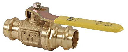 Viega Profipress-G Rotguss Kugelhahn, Modell 2670, DN 20, 22 mm