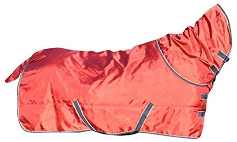 Tubayia Vattentät hästfilt vinterfilt utomhusfilt mjuk vinter häst filt (röd 140 cm)