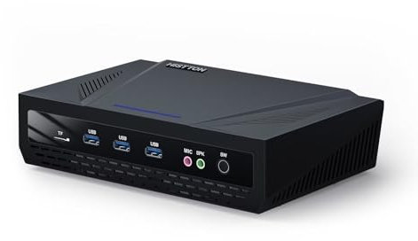 HISTTON Mini PC Windows 11 Pro, Intel Core i9-11900H hasta 4.90GHz 64GB DDR4 1TB NVME SSD 2TB HDD UHD Graphics Mini computadora de Escritorio, DP, HD, Type-C, WiFi 5, BT4. 2, miniordenadores