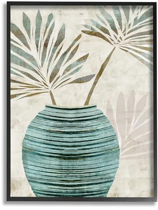 Stupell Industries Flora Kouta Boho-Pflanzvase, gerahmt, Giclée-Kunst