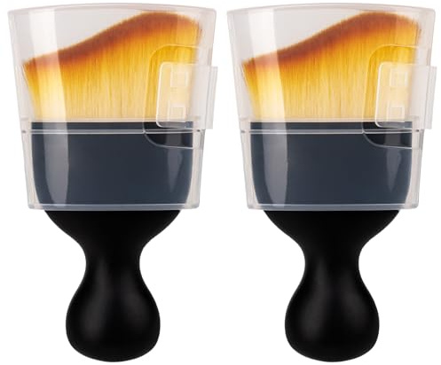 Amrules 2 Stück Auto-Staubbürste, weiche Borsten, Reinigungsbürste für Autopflege, Staubbürste