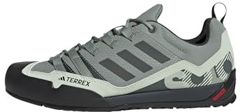 adidas Unisex Terrex Swift Solo 2.0 Hiking Shoes Wanderschuhe, Silver Green/Legend Ivy/Linen Green, 38 EU