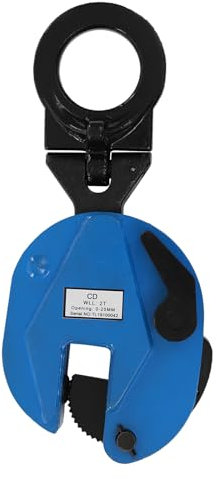 Abrazadera de placa vertical, 2 toneladas de capacidad de carga de chapa, abrazadera elevadora de placas para levantar y transportar